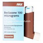 ベクラゾーンノンフロン吸入器　Beclazone、ベクロメタゾン無水100mcg 200MD